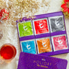 Christmas Holiday Tea Selection Variety Gift Pack Tin Caddy-36 Individually Wrapped Tea Bags